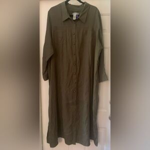 Catherine’s Oliver green women’s size 22P long dress